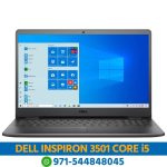 Buy Dell Inspiron 3501 Laptop Core i5, 12GB, 256GB SSD in Dubai, UAE- Dell Laptop Dubai- Dell High Configuration Laptop online shop near me front view