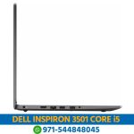 Buy Dell Inspiron 3501 Laptop Core i5, 12GB, 256GB SSD in Dubai, UAE- Dell Laptop Dubai- Dell High Configuration Laptop online shop near me side view
