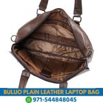 Best ZIL AL TAIF Buluo Plain Leather 1 Laptop Bag Dubai, UAE