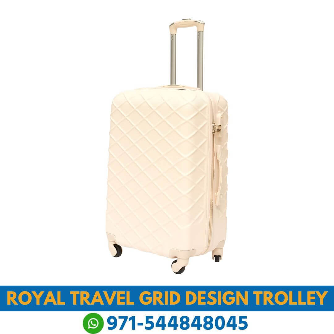 Royal Travel Grid Design Luggage From Online Shop Near Me | Best Royal Travel Grid Design Luggage Price Dubai