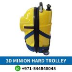 3D Minion Hard Travel Bag Near Me From Online Shop Near Me | Best 3D Minion Hard Shell Trolley Bag in Dubai, UAE 1 Pcs Near Me