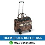 Duffle Trolley Backpack Near Me From Online Near Me | Barrley Prince Tiger Design Duffle Trolley Bag in Dubai, UAE