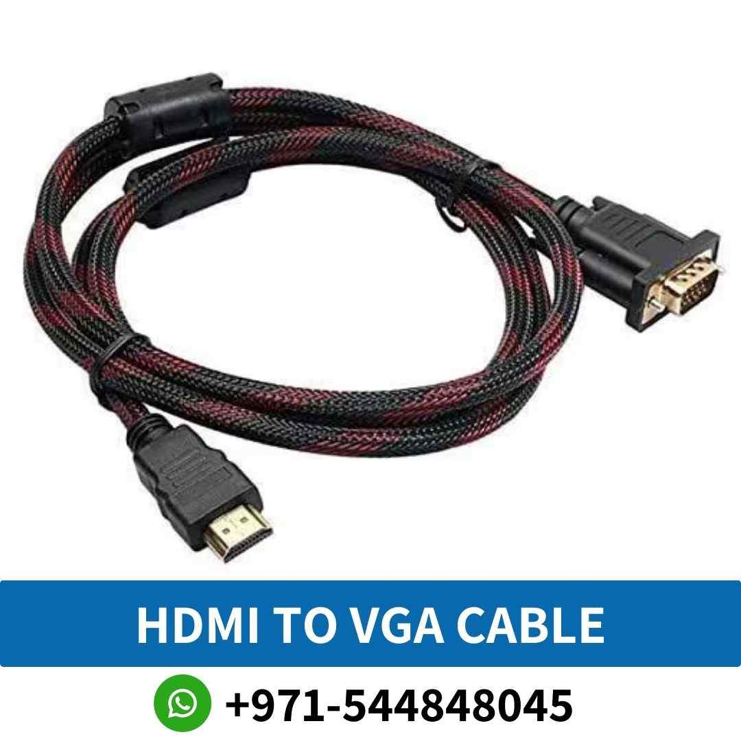 HDMI to VGA Cable Near Me From Online Shop Near Me | Best Haysenser HDMI to VGA Cable in Dubai, UAE