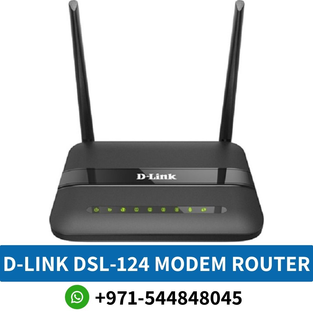 D-Link DSL-124 ADSL2+ Modem Router